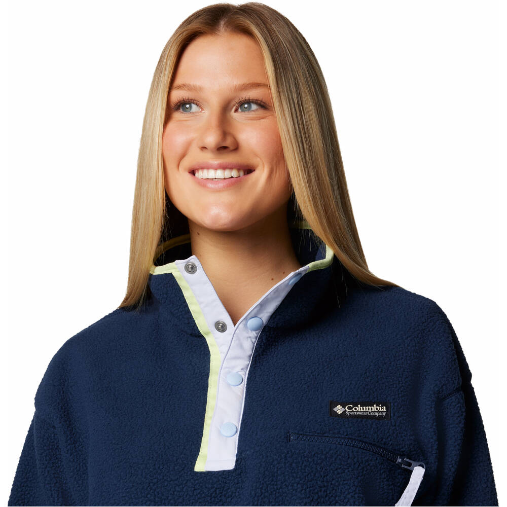 Columbia forro polar mujer Helvetia II Cropped Half Snap Fleece 03