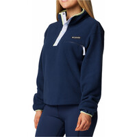 Columbia forro polar mujer Helvetia II Cropped Half Snap Fleece vista detalle