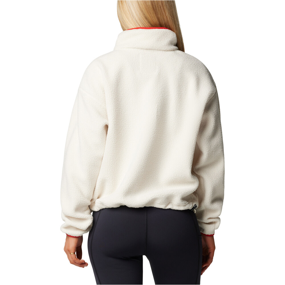 Columbia forro polar mujer Helvetia II Cropped Half Snap Fleece vista trasera