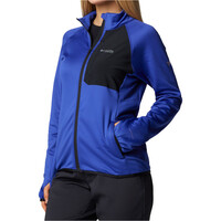 Columbia forro polar mujer Triple Canyon Grid Fleece FZ vista detalle