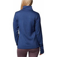 Columbia forro polar mujer W Park View Grid Fleece 1/2 Zip vista trasera