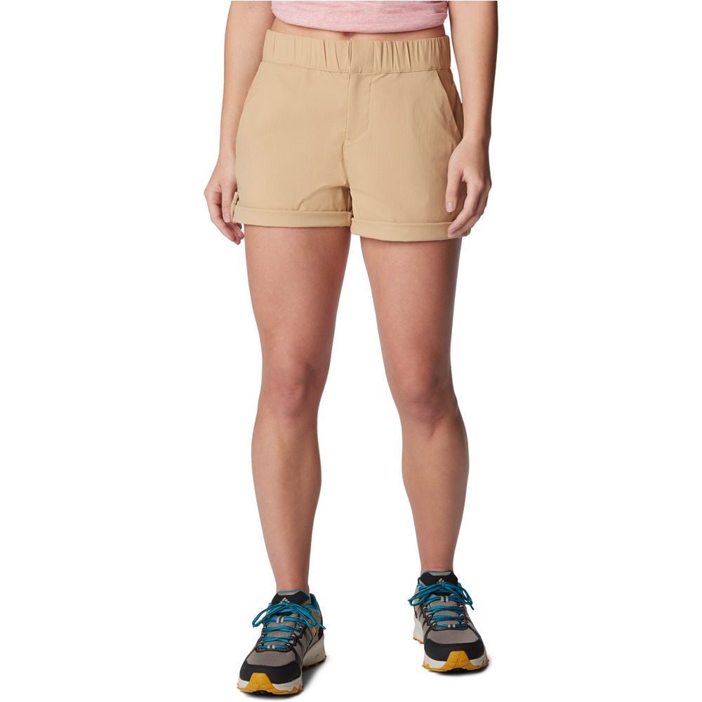 Columbia pantalón corto montaña mujer Firwood Camp II Short vista frontal