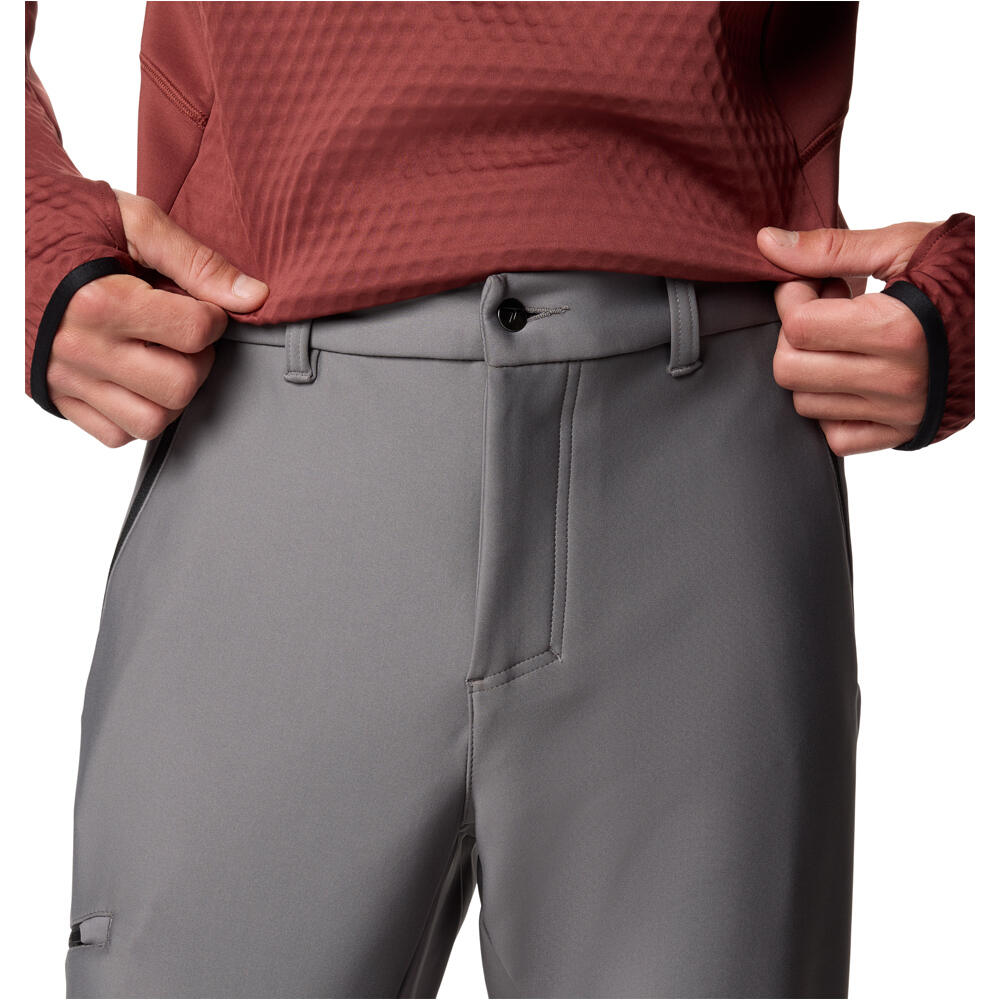 Columbia pantalón montaña hombre Vast Canyon Softshell Pant vista detalle