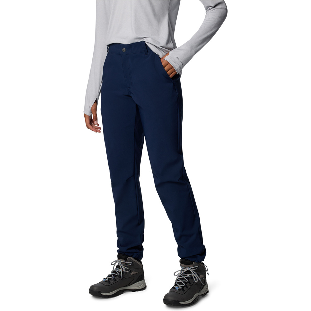 Columbia pantalón montaña mujer Back Beauty 2.0 Softshell Pant vista detalle