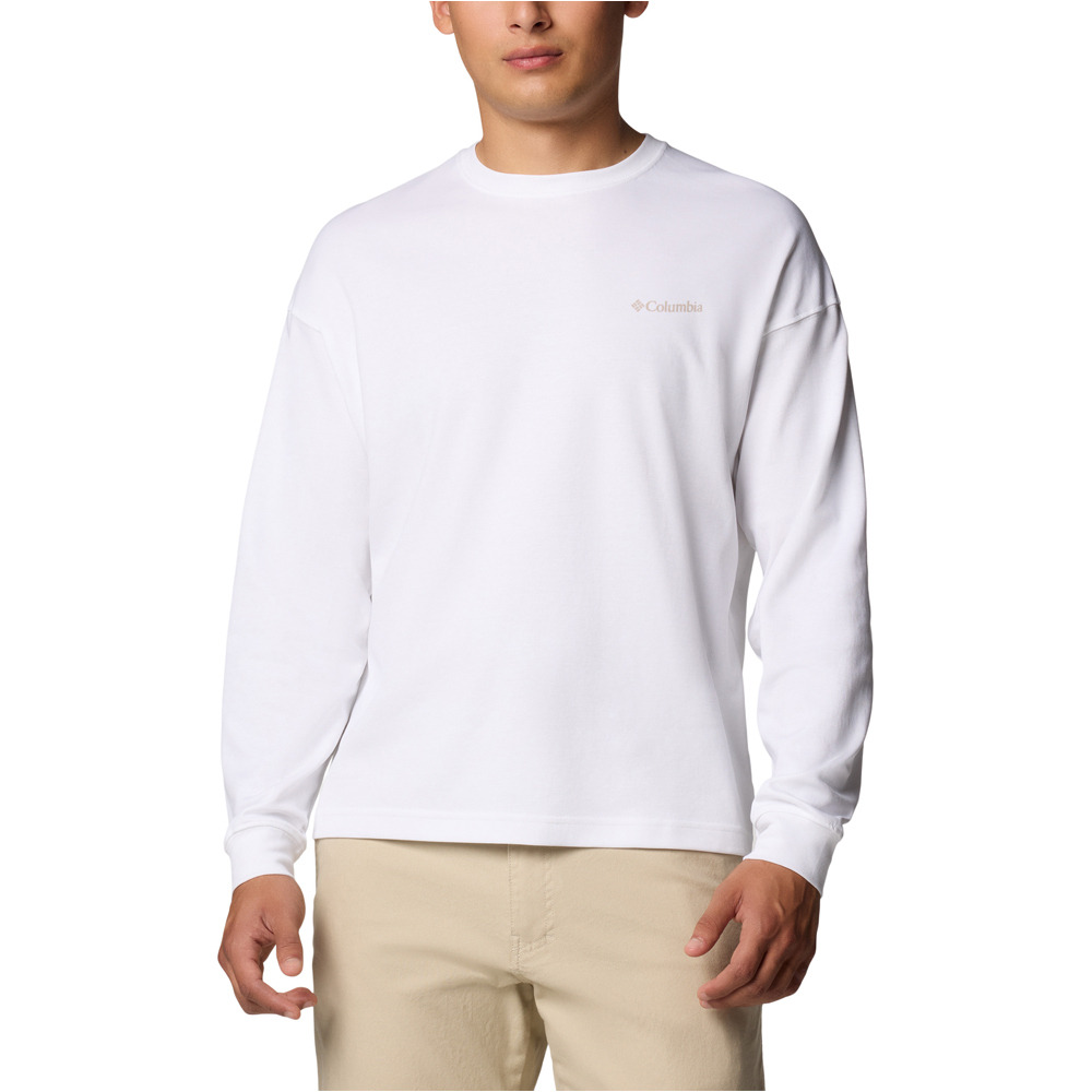 Columbia sudadera hombre Duxbery Relaxed LS Tee vista frontal