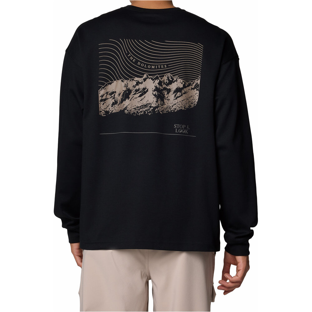 Columbia sudadera hombre Duxbery Relaxed LS Tee vista trasera