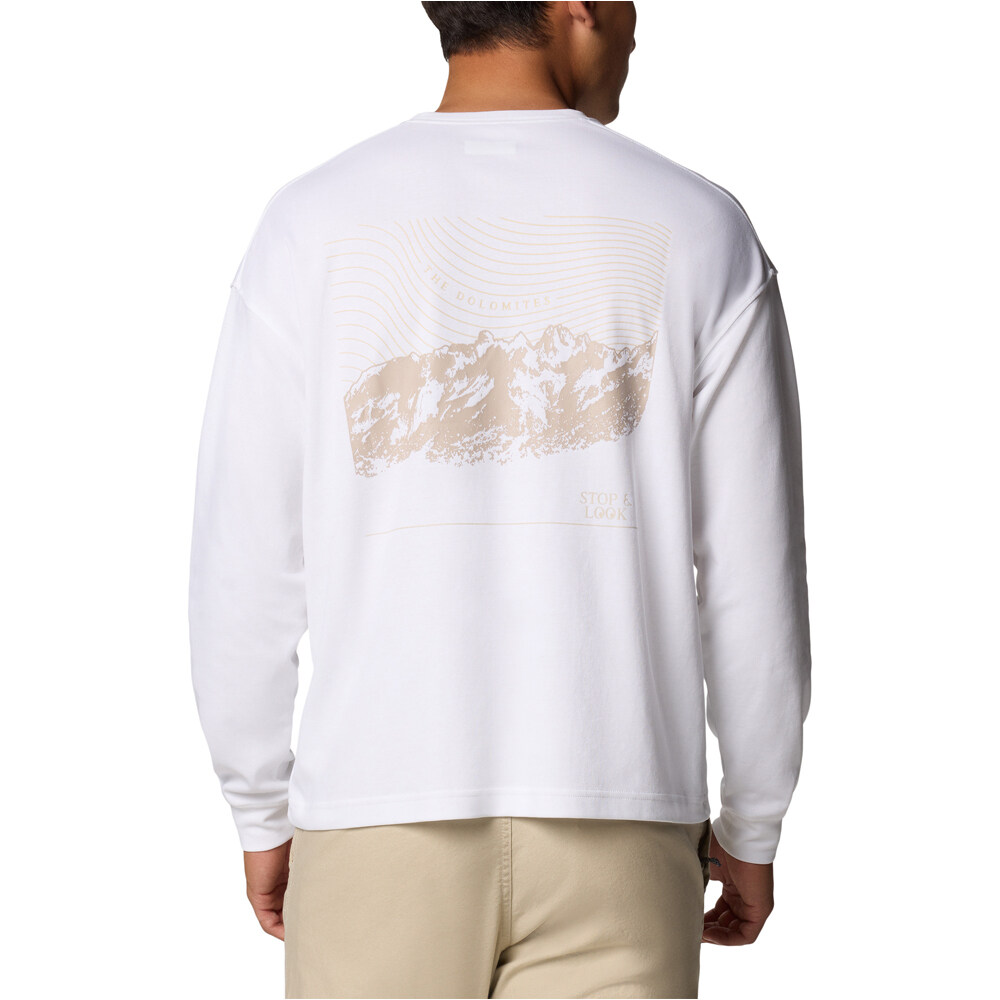 Columbia sudadera hombre Duxbery Relaxed LS Tee vista trasera