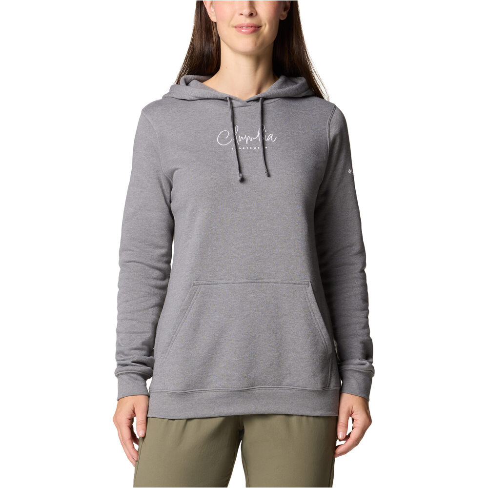 Columbia Sudaderas Montaña Mujer Columbia Trek Graphic Treatment Hoodie vista frontal