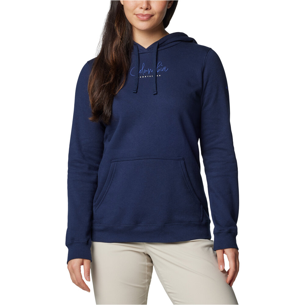 Columbia Sudaderas Montaña Mujer Columbia Trek Graphic Treatment Hoodie vista frontal