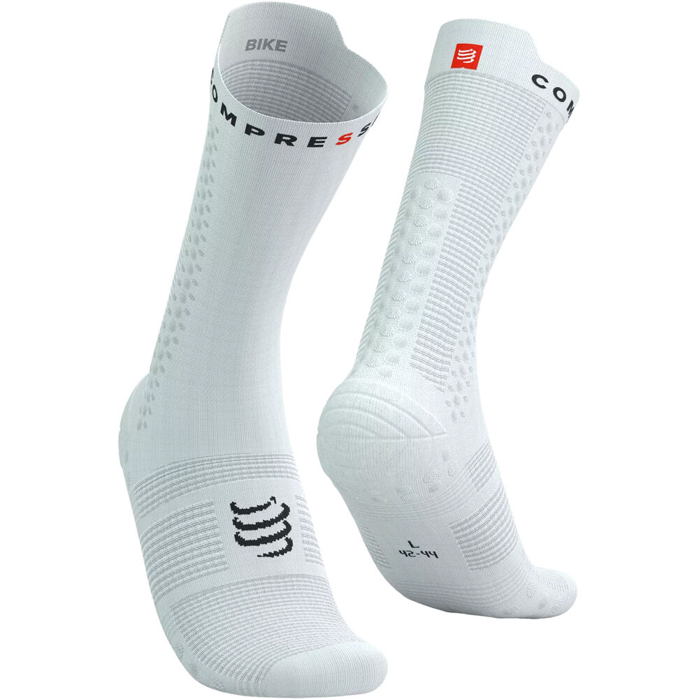 Compressport calcetines ciclismo Pro Racing Socks v4.0 Bike vista frontal