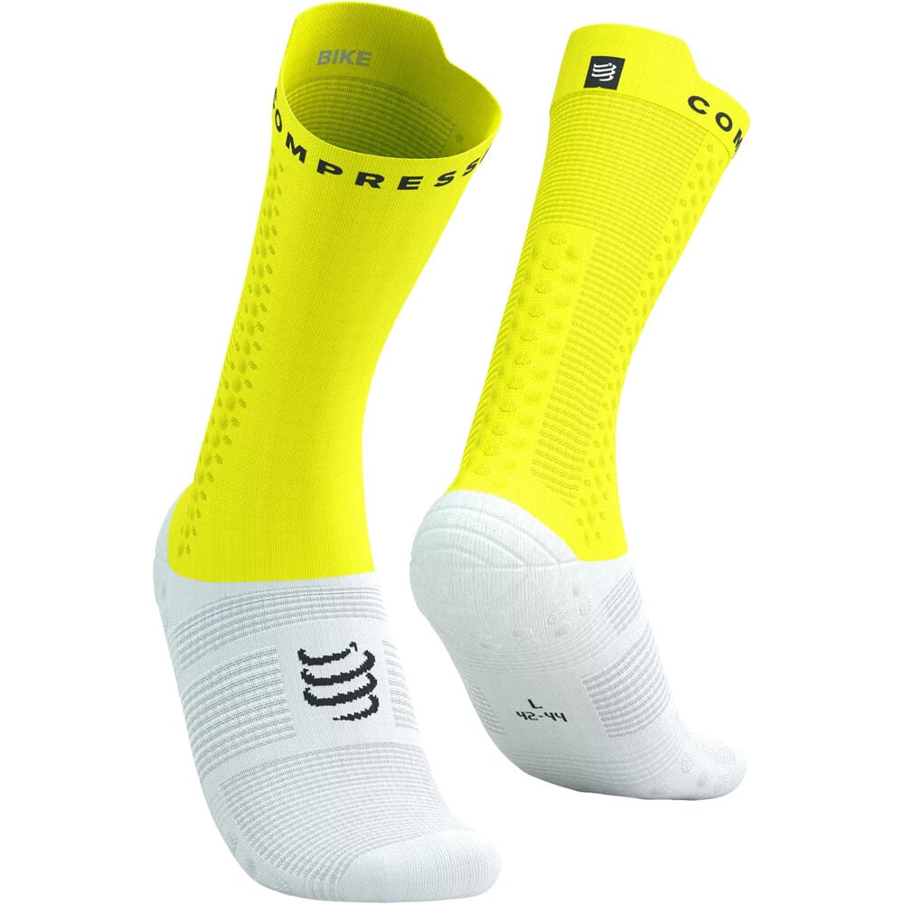 Compressport calcetines ciclismo Pro Racing Socks v4.0 Bike vista frontal