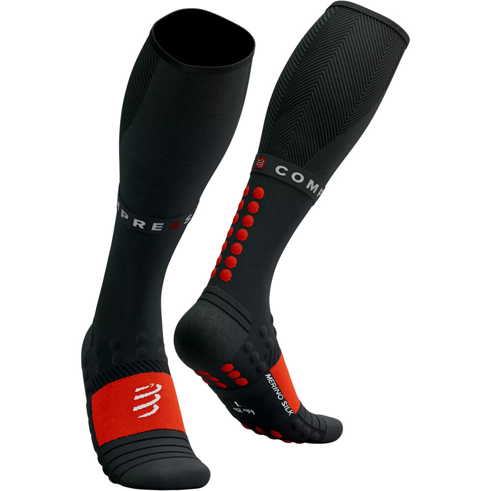 Compressport calcetines running Full Socks Winter Run vista frontal