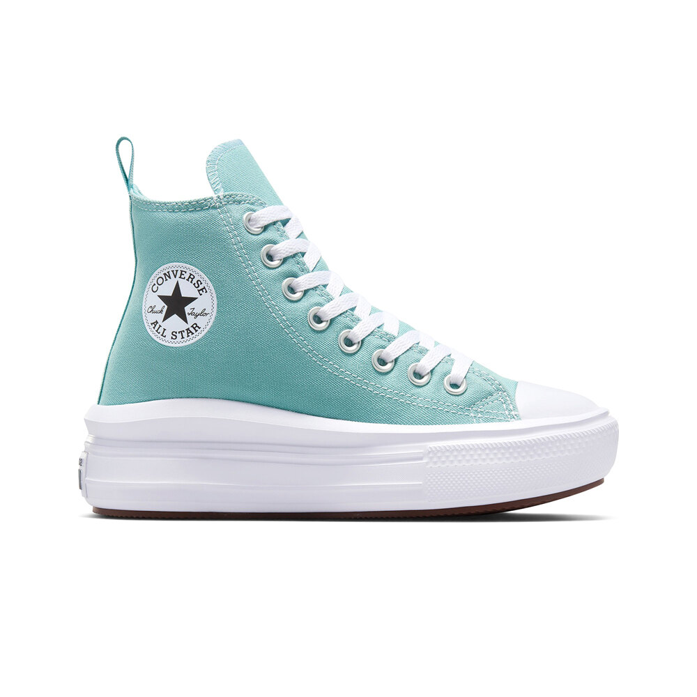 Converse zapatilla moda niño CHUCK TAYLOR ALL STAR MOVE lateral exterior