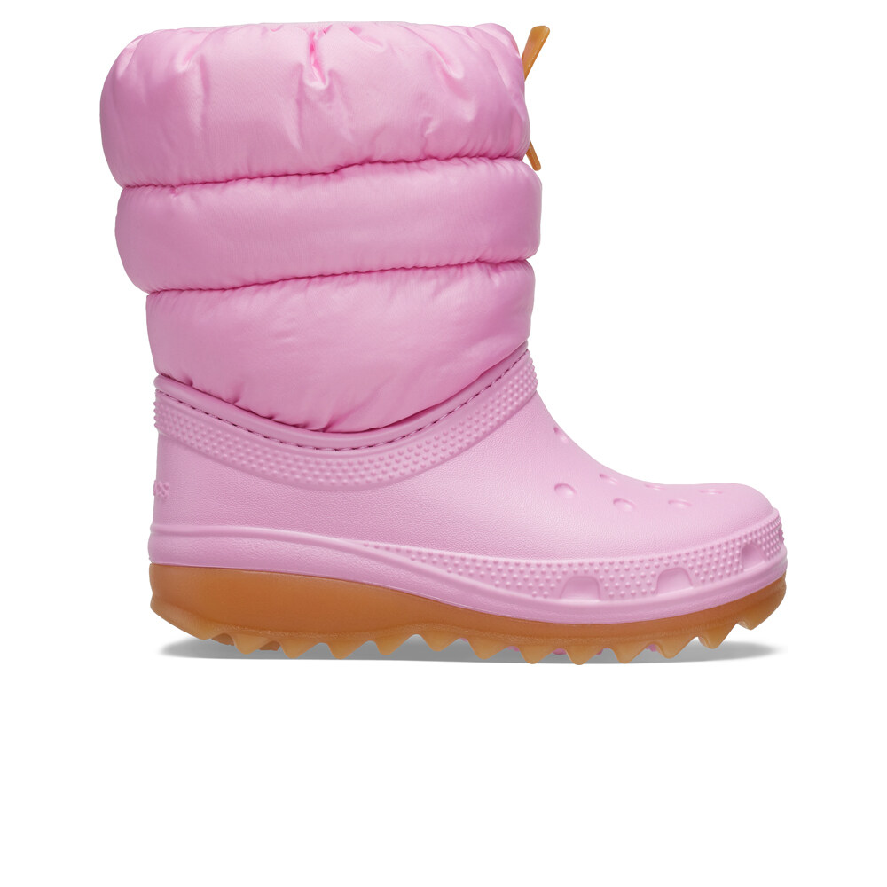 Crocs bota agua niño Classic Neo Puff Boot K lateral exterior