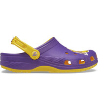 Crocs zueco hombre NBA Los Angeles Lakers Cls Clog U lateral exterior