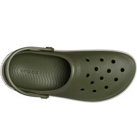 Crocs zueco hombre Off Court Logo Clog U vista superior