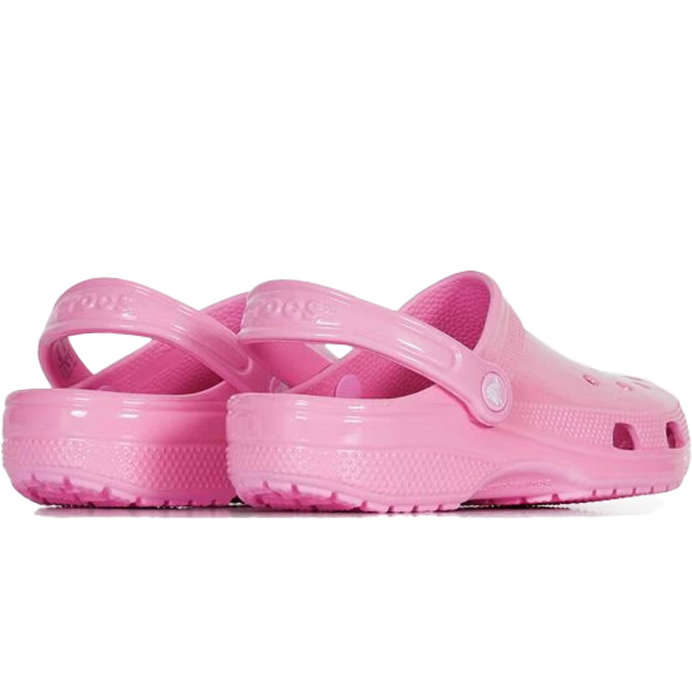 Crocs zueco mujer Classic High Shine Clog U vista trasera