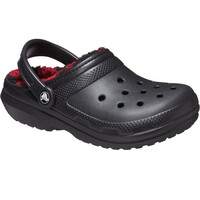 Crocs zueco mujer Classic Lined Buff Check Clog lateral interior