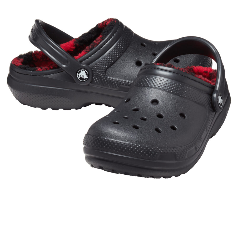 Crocs zueco mujer Classic Lined Buff Check Clog puntera