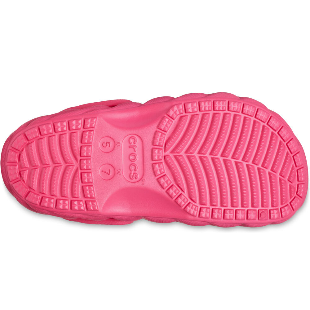 Crocs zueco mujer Classic Lined Overpuff Clog U vista superior