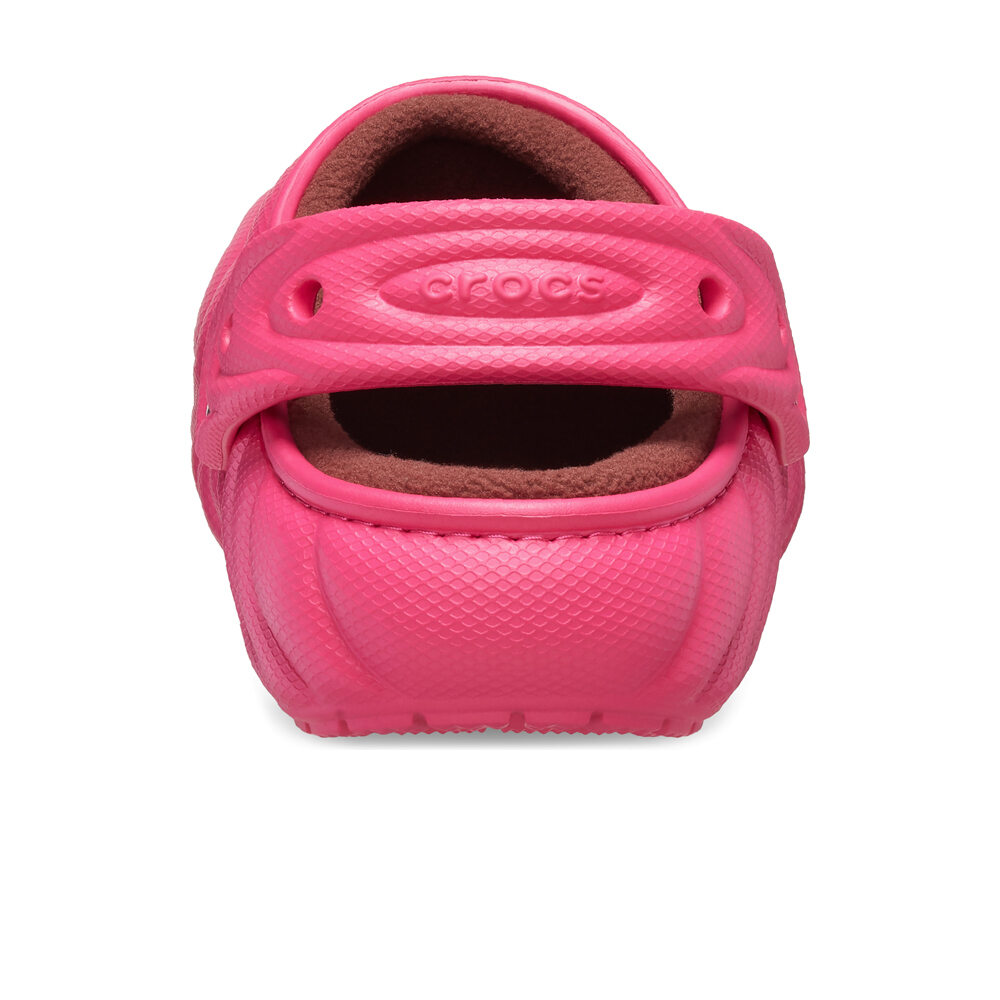 Crocs zueco mujer Classic Lined Overpuff Clog U vista trasera