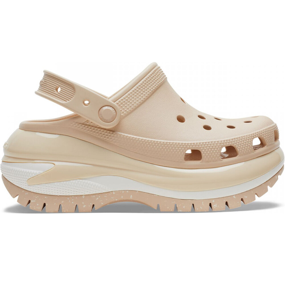 Crocs zueco mujer Classic Mega Crush Clog lateral exterior