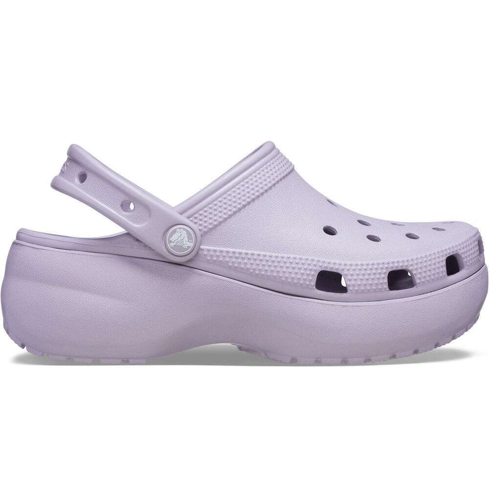 Crocs zueco mujer Classic Platform Clog W lateral exterior