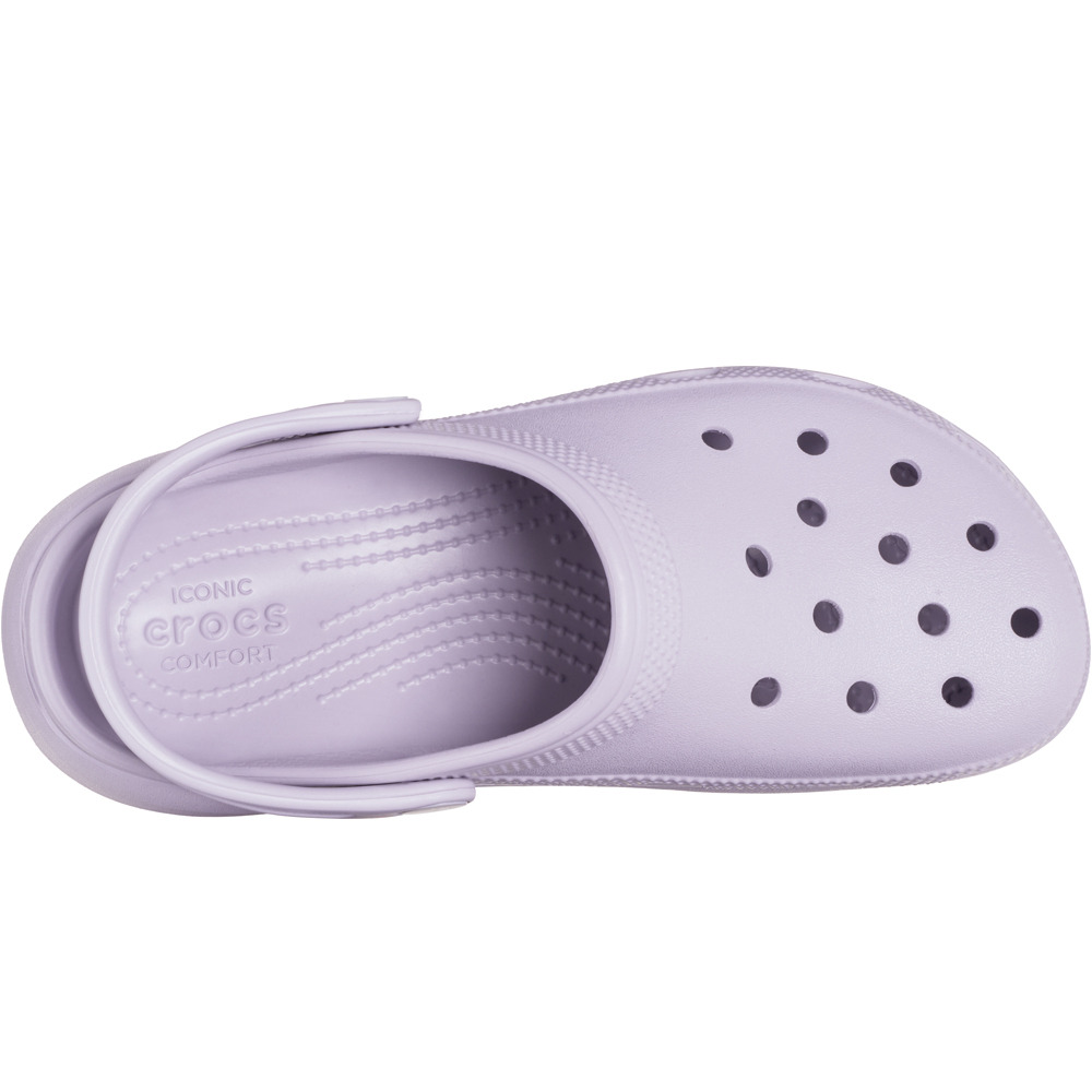 Crocs zueco mujer Classic Platform Clog W vista trasera