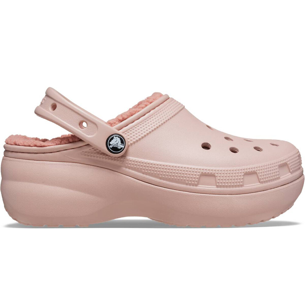 Crocs zueco mujer Classic Platform Lined Clog W lateral exterior