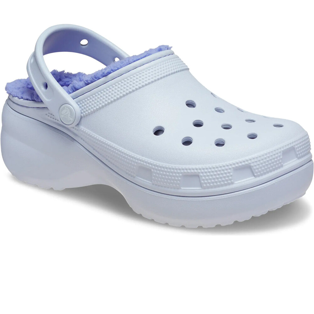 Crocs zueco mujer Classic Platform Lined Clog W lateral interior