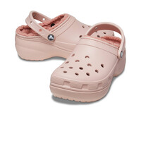 Crocs zueco mujer Classic Platform Lined Clog W lateral interior