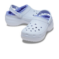 Crocs zueco mujer Classic Platform Lined Clog W puntera