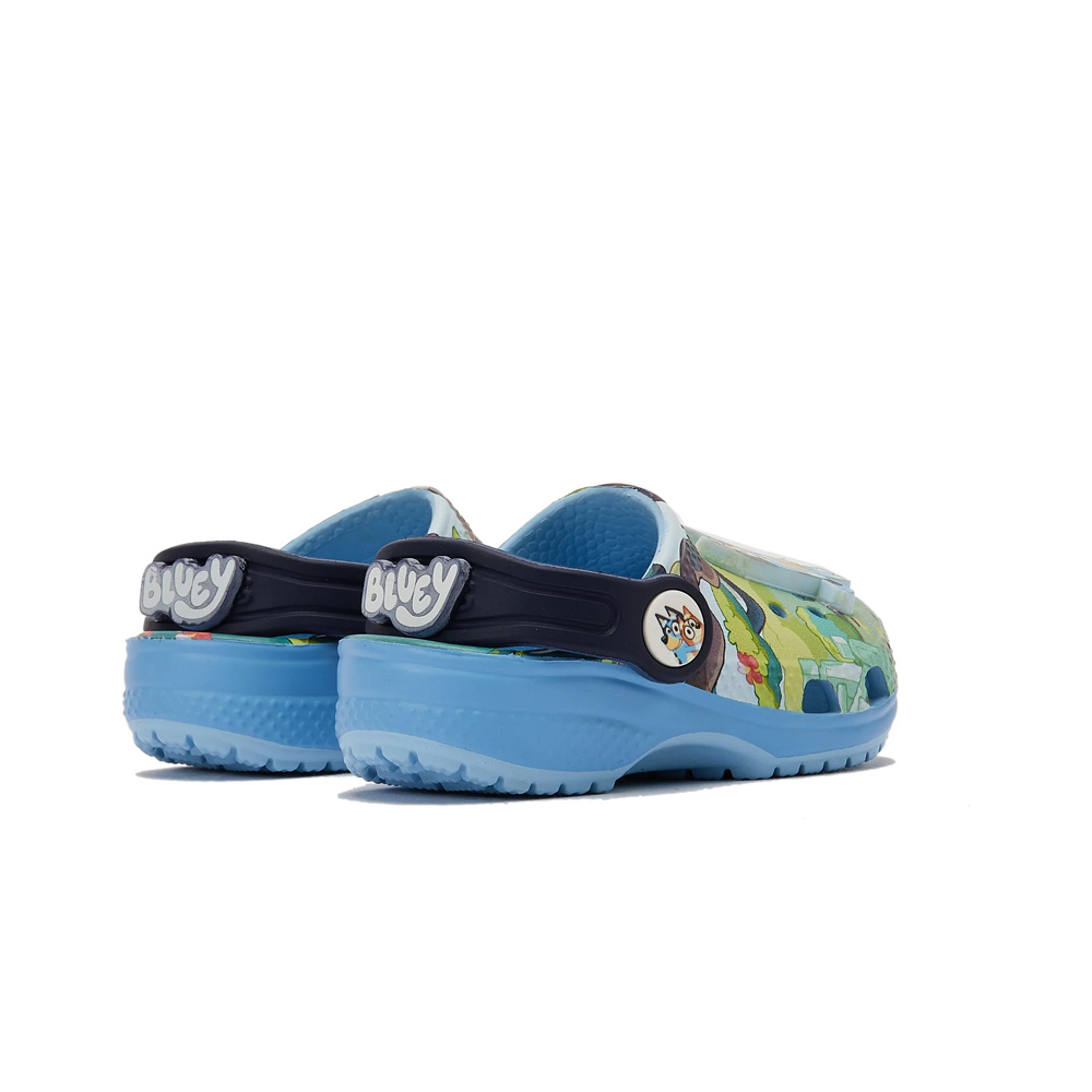 Crocs zueco niño Bluey Classic Clog T vista trasera