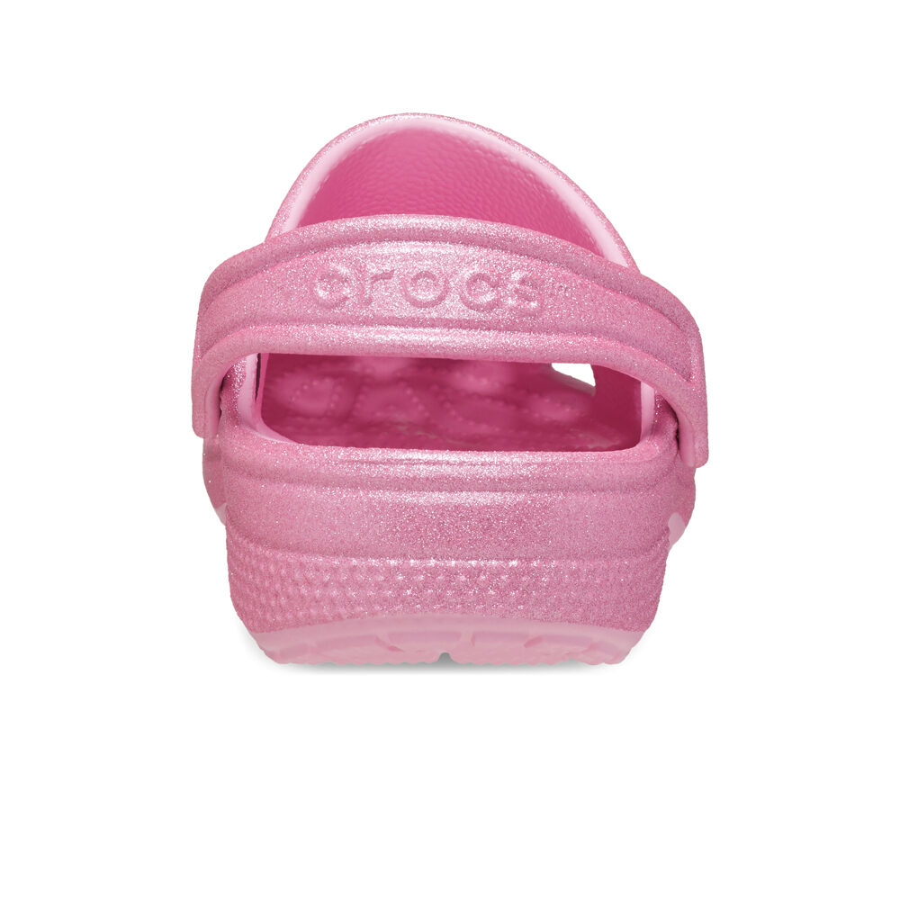 Crocs zueco niño Classic Glitter Clog K puntera