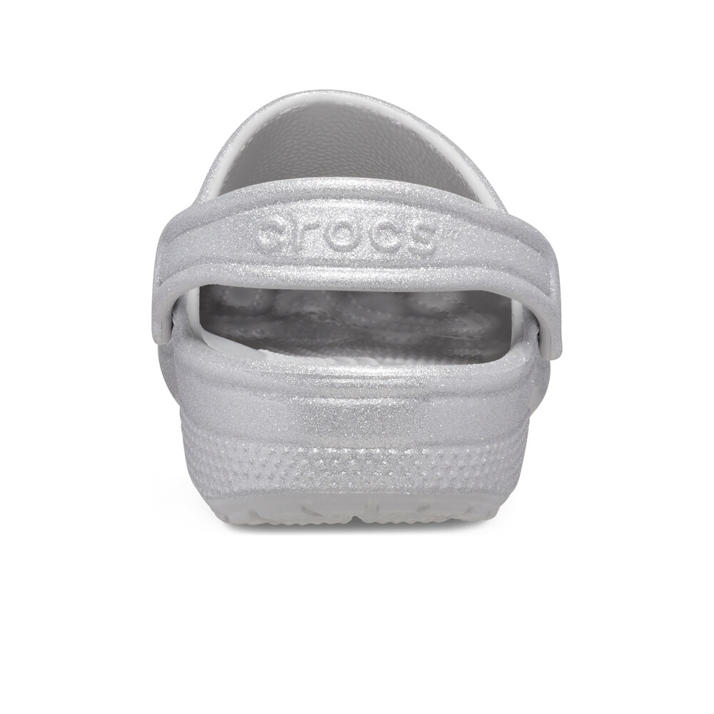 Crocs zueco niño Classic Glitter Clog T puntera