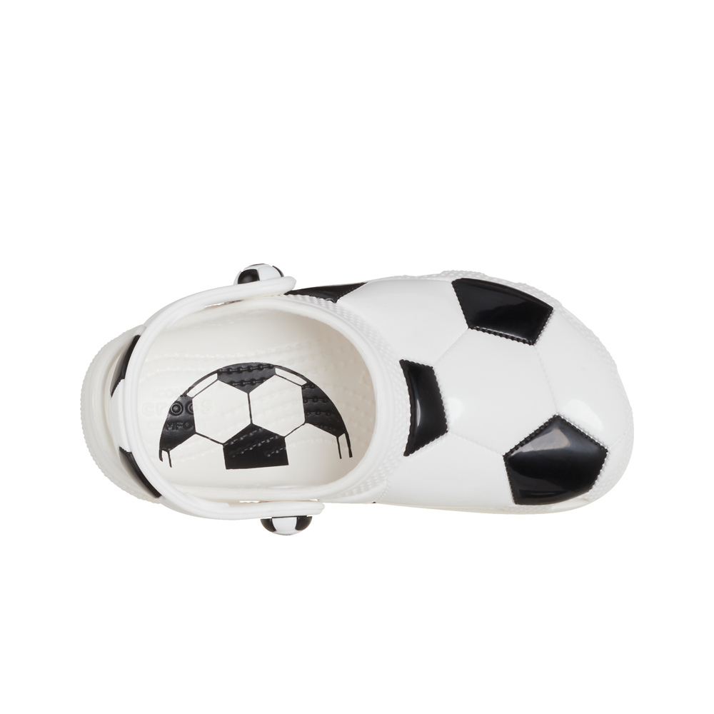 Crocs zueco niño Classic Soccer Ball Clog T puntera