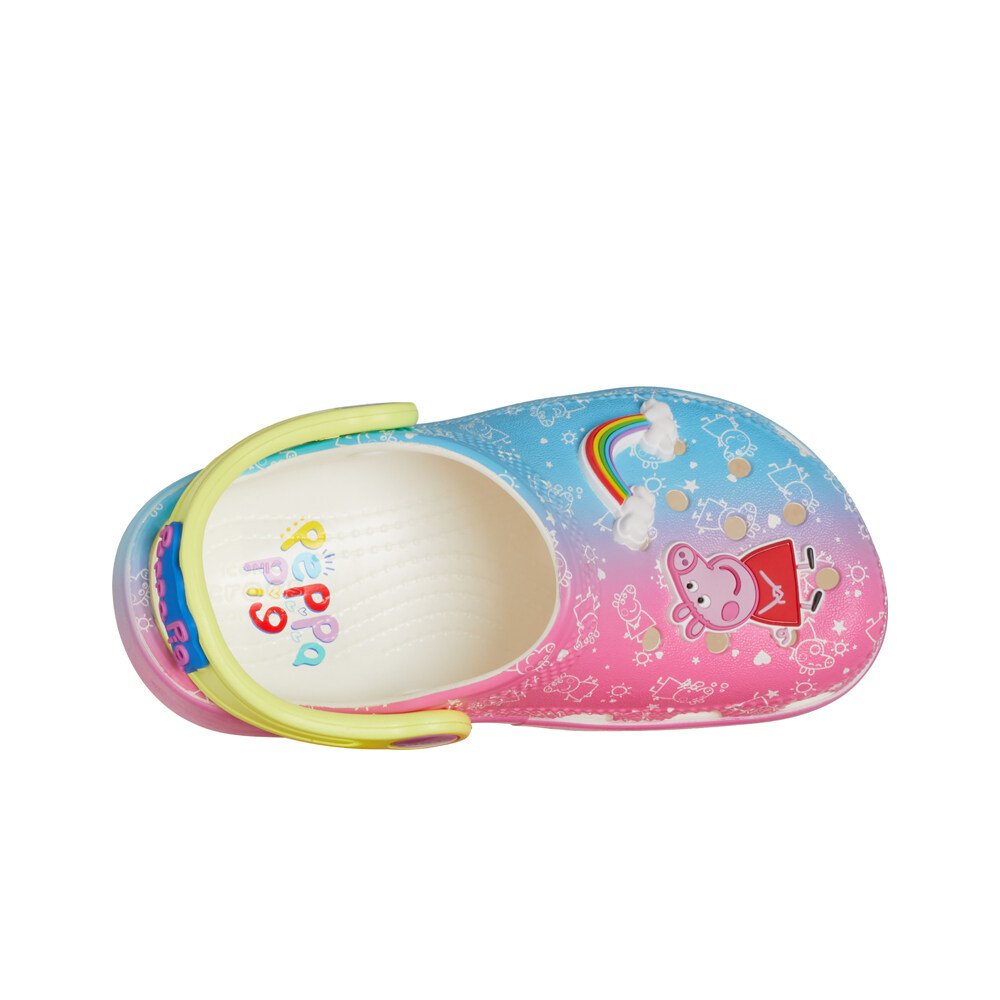 Crocs zueco niño Peppa Pig Classic Clog T lateral interior