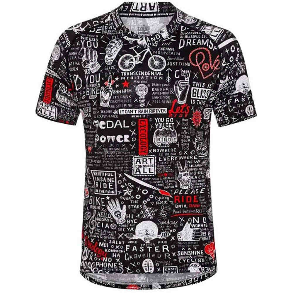 Cycology camiseta ciclismo hombre Graffiti  MTB Jersey vista frontal