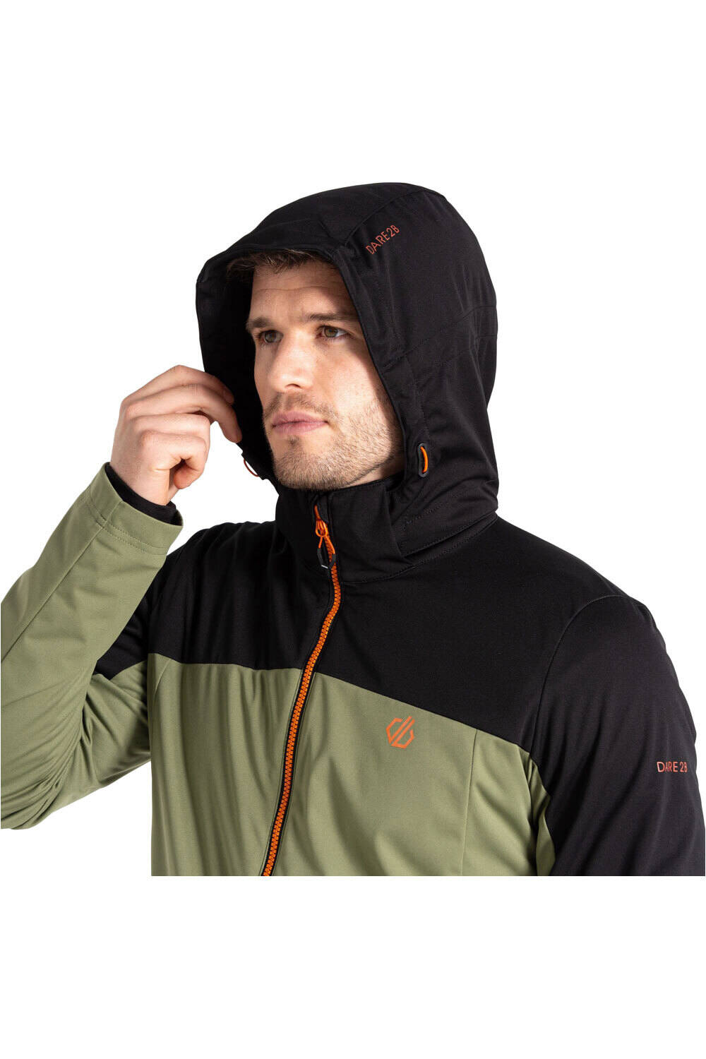 Dare2b chaqueta softshell hombre Mountaineer Sft shl vista detalle