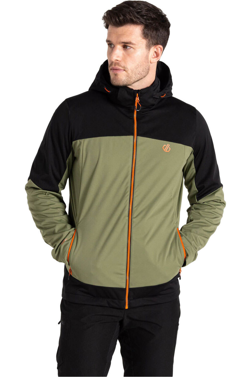 Dare2b chaqueta softshell hombre Mountaineer Sft shl vista frontal