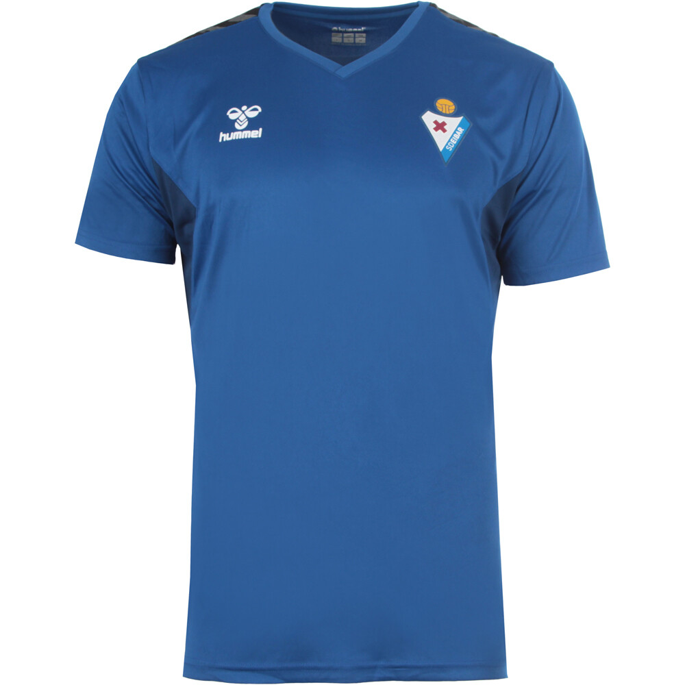 Eibar camiseta de fútbol oficiales EIBAR 25 ENTRENO JERSEY S/S AZ vista frontal