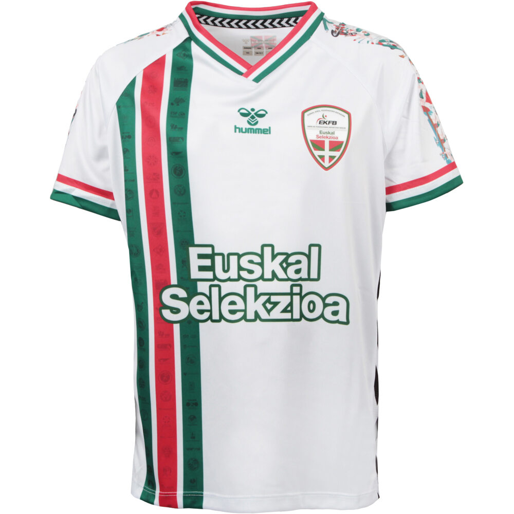 Euskadi camiseta entrenamiento niño FED VASCA  AWAY SS JERSEY K 24-25 vista frontal