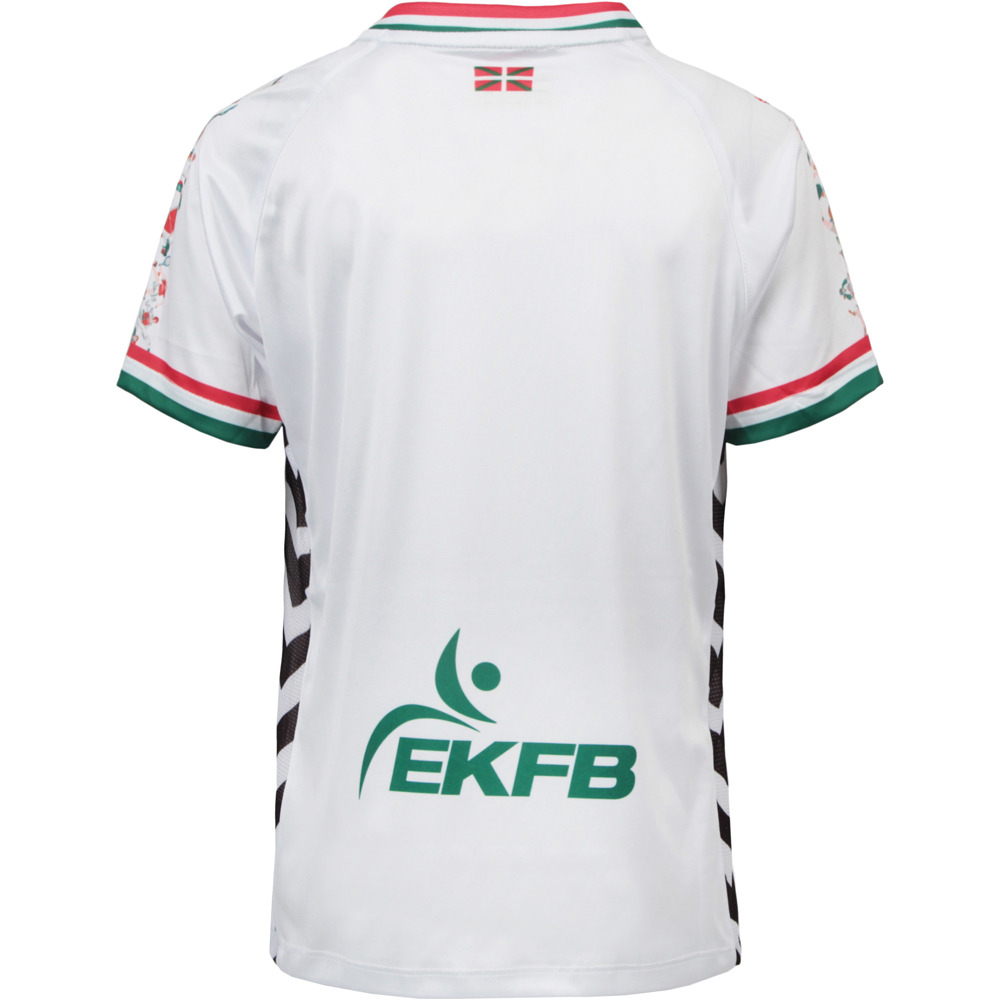 Euskadi camiseta entrenamiento niño FED VASCA  AWAY SS JERSEY K 24-25 vista trasera