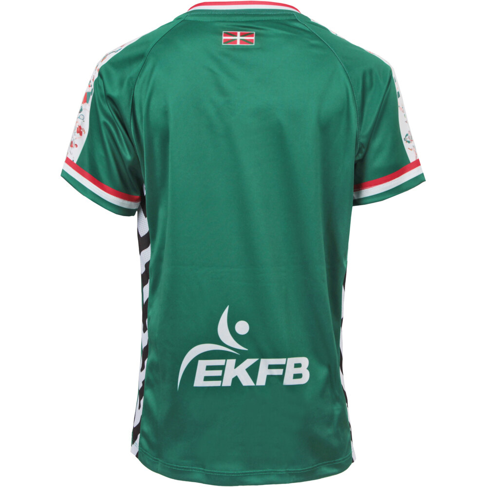 Euskadi camiseta entrenamiento niño FED VASCA  HOME SS JERSEY K 24-25 vista trasera