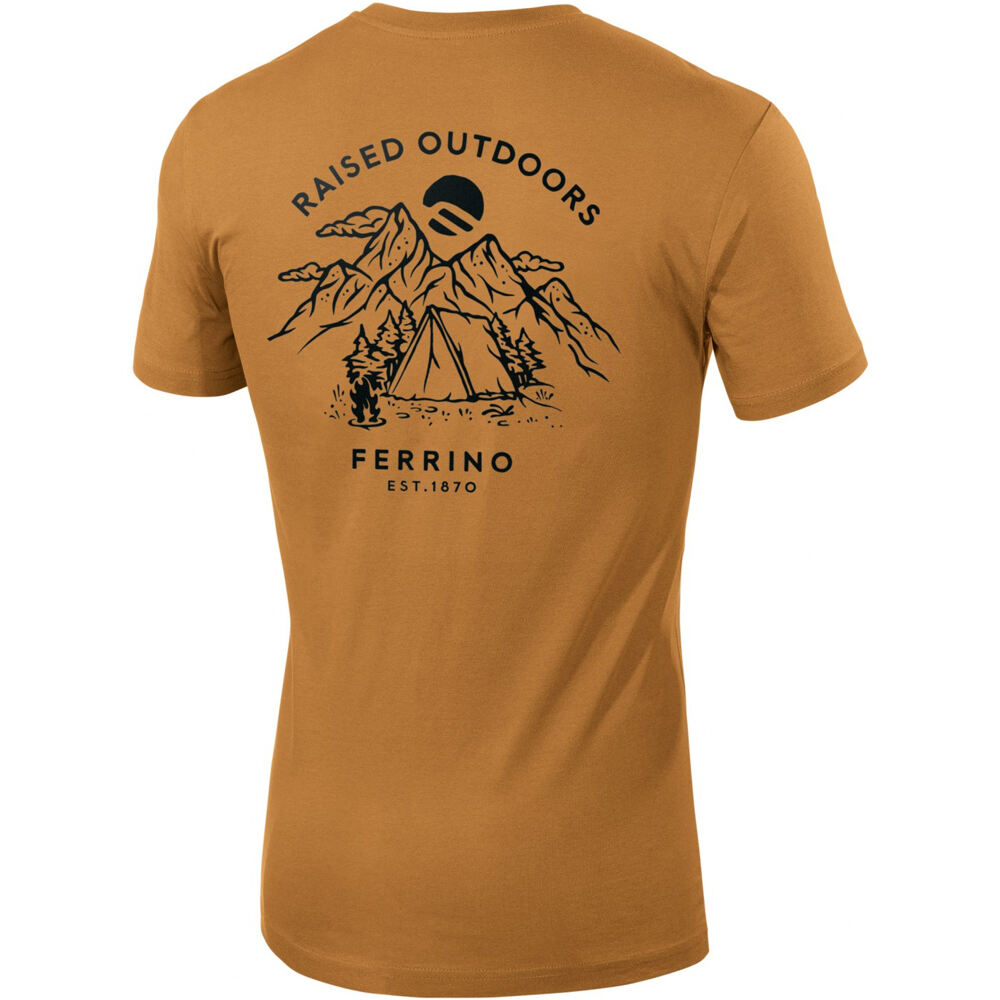 Ferrino camiseta montaña manga corta hombre RETRO 2.0 T-SHIRT UNISEX vista trasera