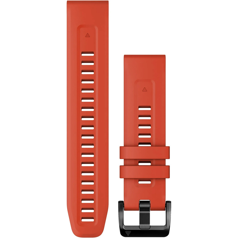 Garmin correas de relojes deportivos Correa de silicona rojo 22mm vista frontal