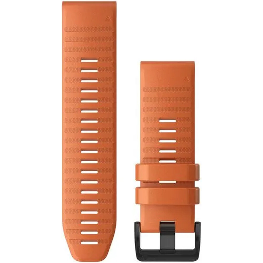 Garmin correas de relojes deportivos Correa QuickFit fenix 6X (26mm) Silicona naranja vista frontal