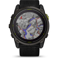 Garmin pulsómetros con gps Enduro 3, Crbn Gry DLC Ti w/Blk Sport Lo 05