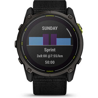 Garmin pulsómetros con gps Enduro 3, Crbn Gry DLC Ti w/Blk Sport Lo 09