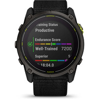 Garmin pulsómetros con gps Enduro 3, Crbn Gry DLC Ti w/Blk Sport Lo 10